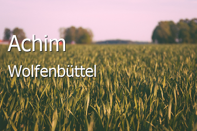Achim Landkreis Wolfenbüttel Achim Kleine Mittelstadt
