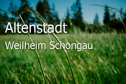 Altenstadt Landkreis Weilheim-Schongau Altenstadt Kleinstadt