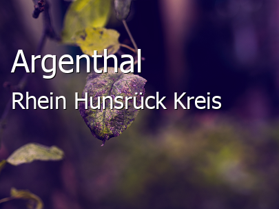 Argenthal Rhein-Hunsrück-Kreis Argenthal Großes Dorf