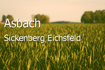 Asbach-Sickenberg Landkreis Eichsfeld Asbach-Sickenberg Kleines Dorf
