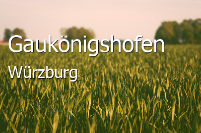 Gaukönigshofen Landkreis Würzburg Gaukönigshofen Landstadt