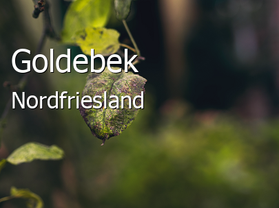 Goldebek Landkreis Nordfriesland Goldebek Kleines Dorf