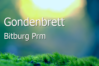 Gondenbrett Kleines Dorf