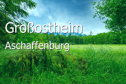 Großostheim Landkreis Aschaffenburg Großostheim Kleinstadt