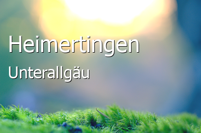 Heimertingen Landkreis Unterallgäu Heimertingen Großes Dorf