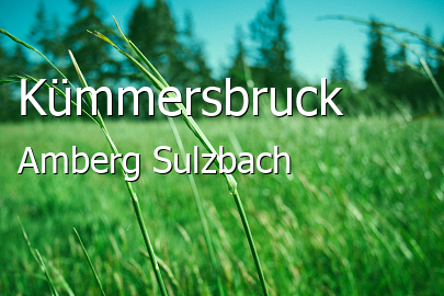 Kümmersbruck Landkreis Amberg-Sulzbach Kümmersbruck Große Landstadt