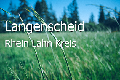 Langenscheid Rhein-Lahn-Kreis Langenscheid Dorf