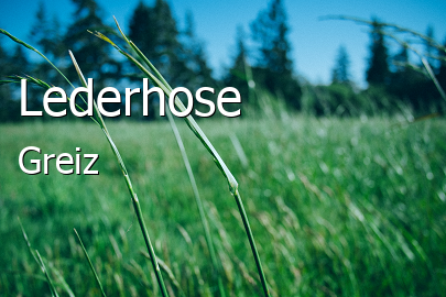 Lederhose Landkreis Greiz Lederhose Kleines Dorf