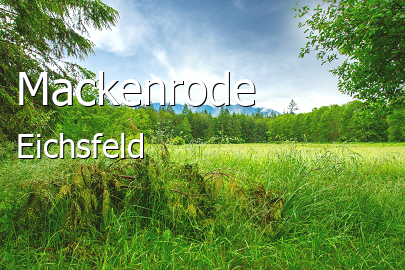 Mackenrode Landkreis Eichsfeld Mackenrode Kleines Dorf