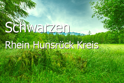 Schwarzen Rhein-Hunsrück-Kreis Schwarzen Kleines Dorf