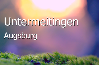 Untermeitingen Landkreis Augsburg Untermeitingen Große Landstadt