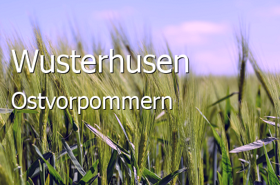Wusterhusen Landkreis Ostvorpommern Wusterhusen Großes Dorf