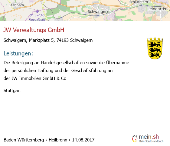 ᐅ Schwaigern 74193 › Heilbronn › Baden-Württemberg 2023