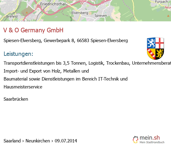 ᐅ SpiesenElversberg 66583 › Neunkirchen › Saarland 2024