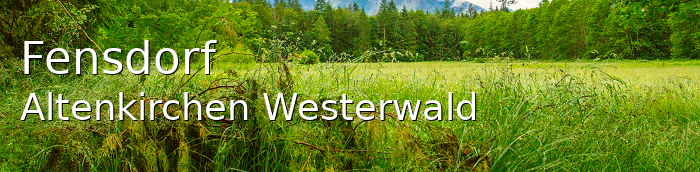 Fensdorf Landkreis Altenkirchen-Westerwald Fensdorf Kleines Dorf