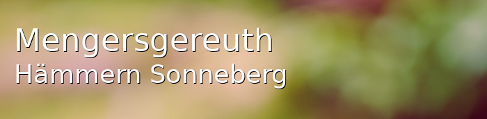 Mengersgereuth-Hämmern Landkreis Sonneberg Mengersgereuth-Hämmern