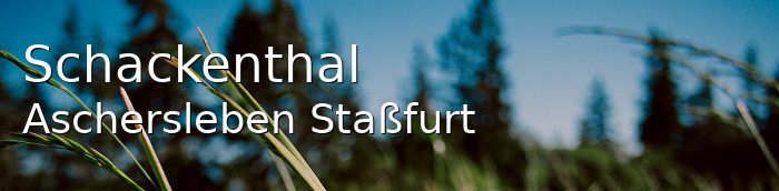 Schackenthal Landkreis Aschersleben-Staßfurt Schackenthal