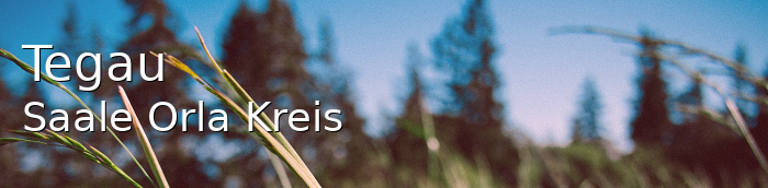 Tegau Saale-Orla-Kreis Tegau Kleines Dorf