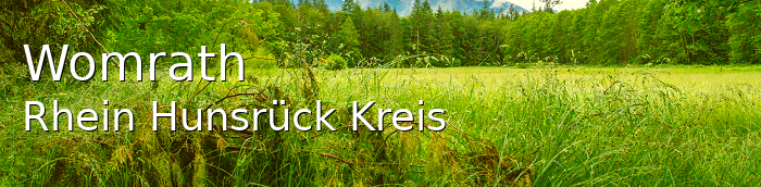 Womrath Rhein-Hunsrück-Kreis Womrath Kleines Dorf