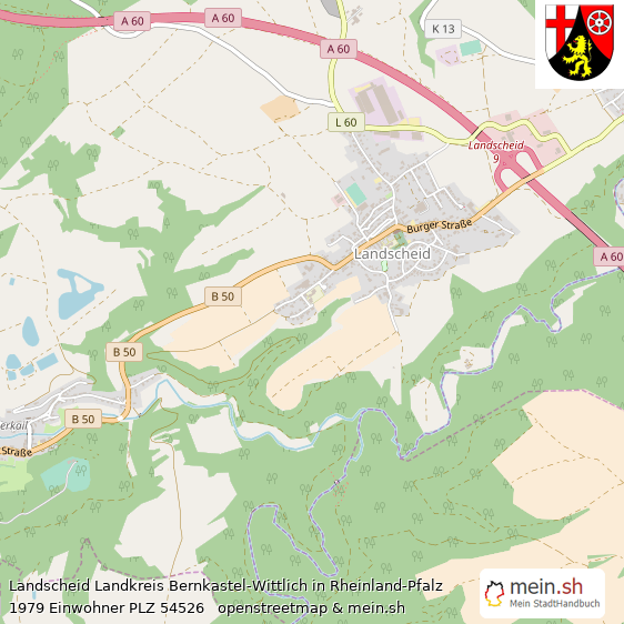 Landscheid Groes Dorf Lageplan