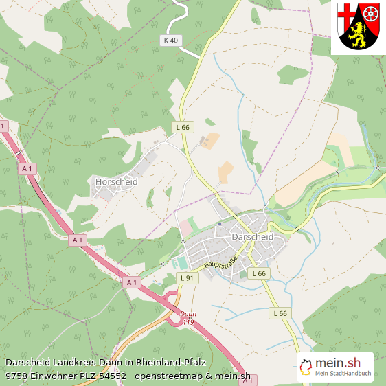 Darscheid Dorf Lageplan