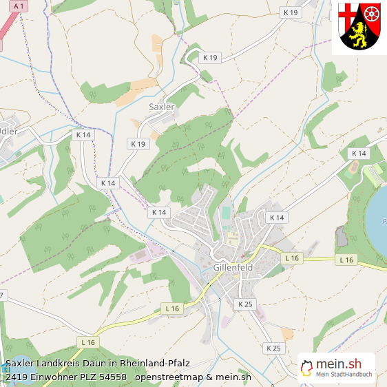 Saxler Kleines Dorf Lageplan