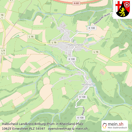 Habscheid Dorf Lageplan