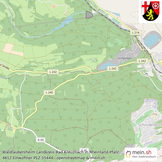 Waldlaubersheim Dorf Lageplan