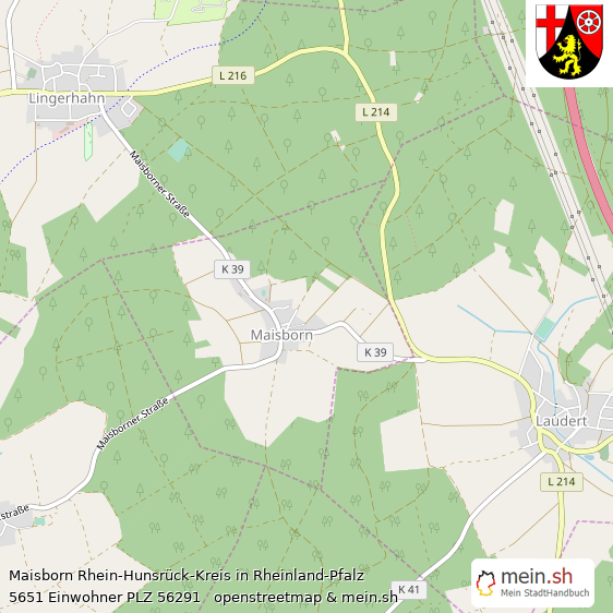 Maisborn Kleines Dorf Lageplan
