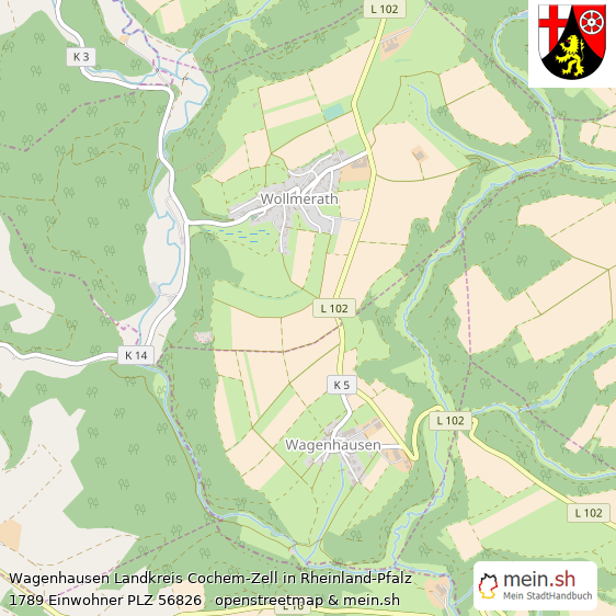 Wagenhausen Kleines Dorf Lageplan