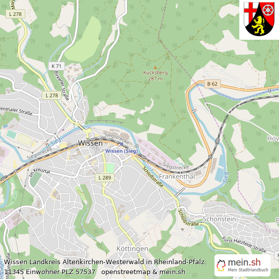 Wissen Groe Landstadt Lageplan