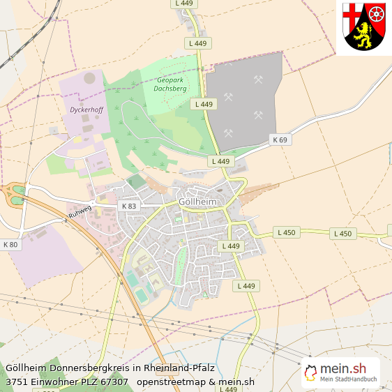 Gllheim Landstadt Lageplan