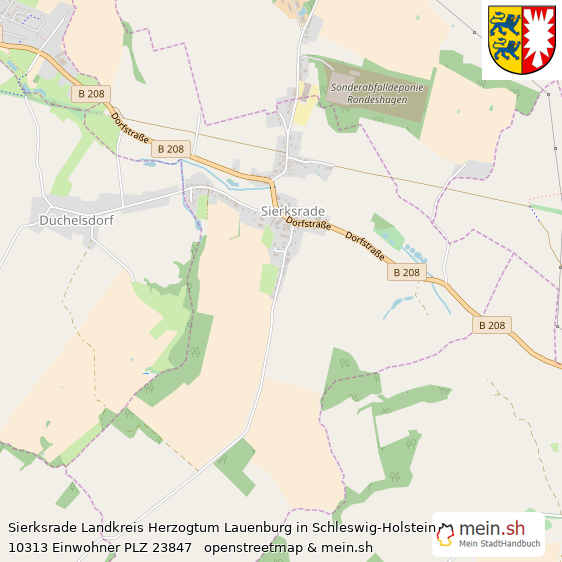 Sierksrade Landkreis Herzogtum Lauenburg Lageplan © Openstreetmap Contributors Sierksrade Kleines Dorf Lageplan