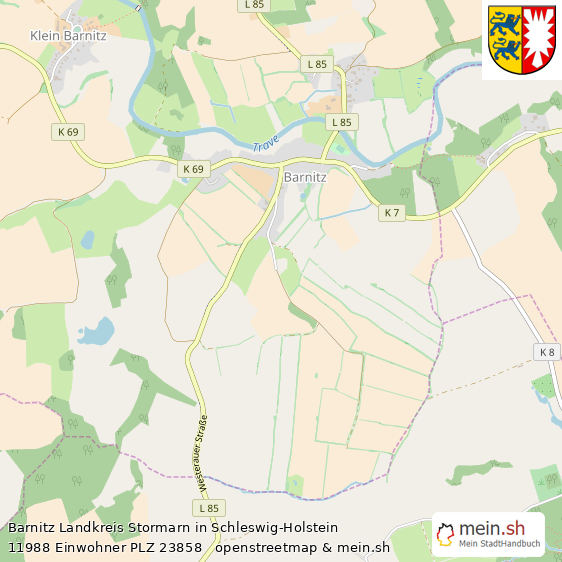 Barnitz Dorf Lageplan