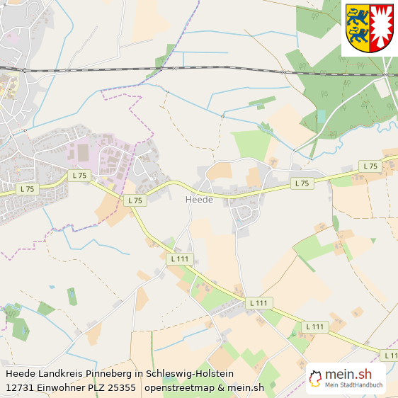 Heede Dorf Lageplan