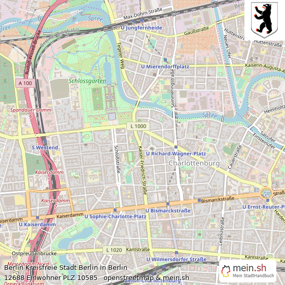 Berlin Metropole Lageplan