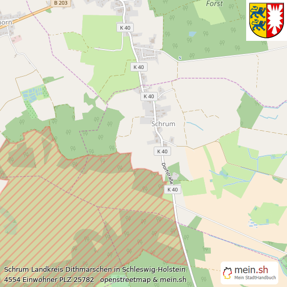 Schrum Kleines Dorf Lageplan