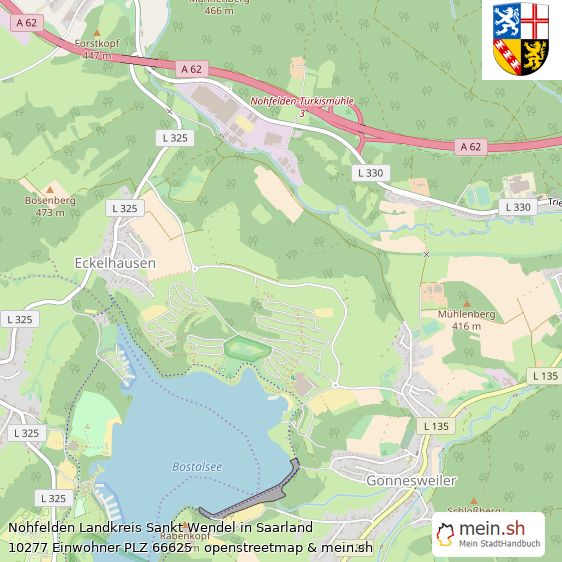 Nohfelden Große Landstadt Lageplan