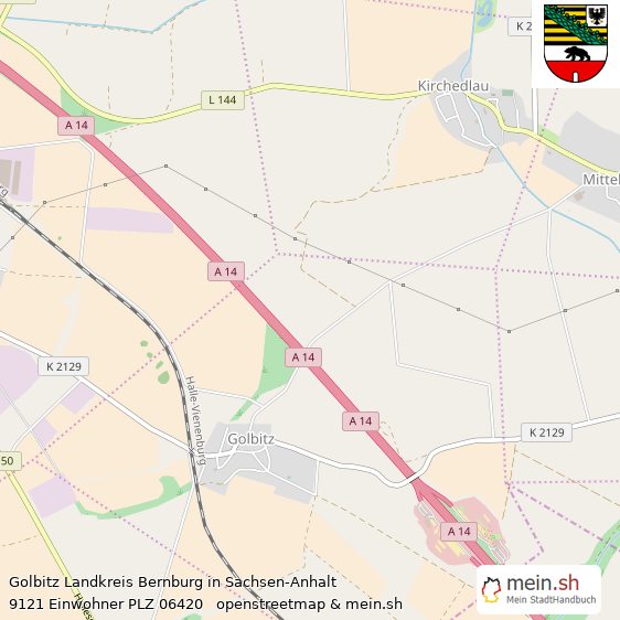 Golbitz Landkreis Bernburg Lageplan © Openstreetmap Contributors Golbitz Lageplan