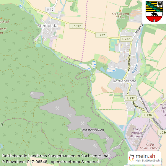 Rottleberode  Lageplan