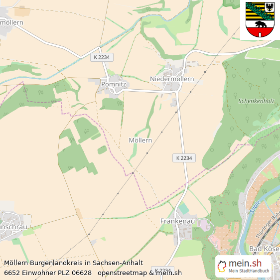 Mllern  Lageplan