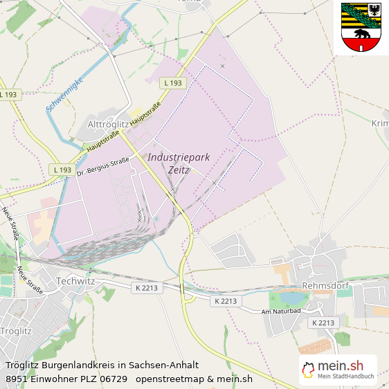 Trglitz  Lageplan