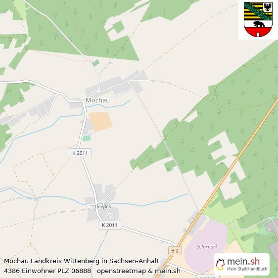 Mochau Landstadt Lageplan