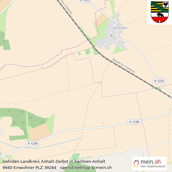 Gehrden Kleinstadt Lageplan