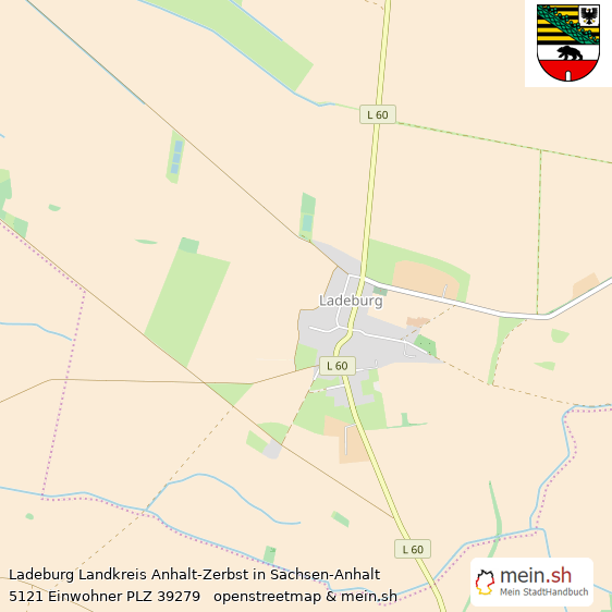 Ladeburg  Lageplan