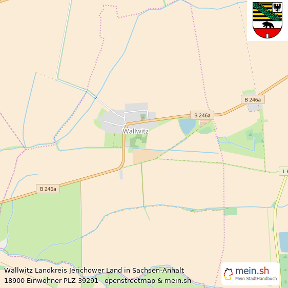 Wallwitz  Lageplan