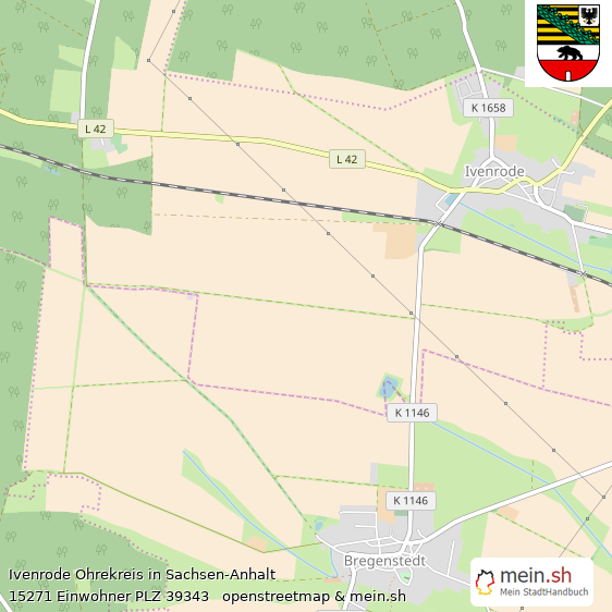 Ivenrode  Lageplan