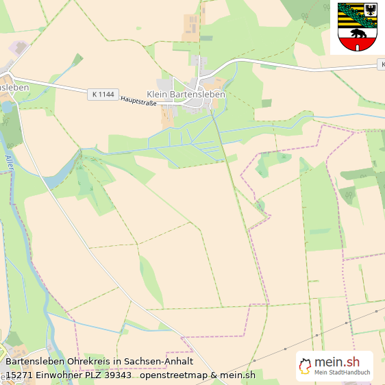 Bartensleben  Lageplan