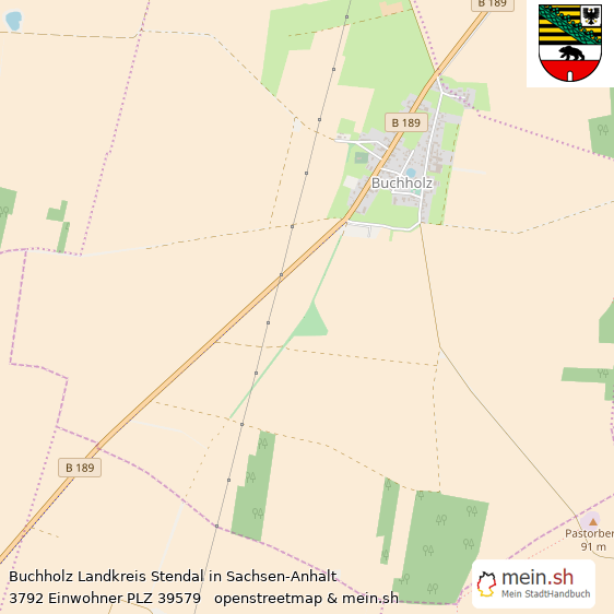 Buchholz Landkreis Stendal Lageplan © Openstreetmap Contributors Buchholz Großes Dorf Lageplan