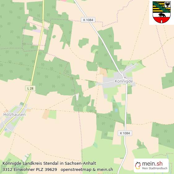 Könnigde Landkreis Stendal Lageplan © Openstreetmap Contributors Könnigde Lageplan